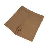 Women Flex Spandex Yoga Shorts Biker Running Swim Shorts S Khaki