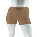 Maxbell Women Flex Spandex Yoga Shorts Biker Running Swim Shorts L Khaki