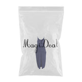 Maxbell Women Sleeveless V Neck Loose Beach Tank Maxi Dress with Pockets Blue S