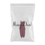 Maxbell Women Sleeveless V Neck Loose Beach Tank Maxi Dress with Pockets Wine Red S