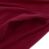 Maxbell Women Sleeveless V Neck Loose Beach Tank Maxi Dress with Pockets Wine Red L