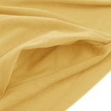Maxbell Women Sleeveless V Neck Loose Beach Tank Maxi Dress with Pockets Yellow L