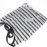 Maxbell Lady Summer Sleeveless Stripe Loose Mini Dress Beach Party Sundress M White