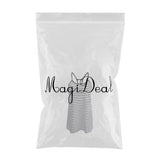 Maxbell Lady Summer Sleeveless Stripe Loose Mini Dress Beach Party Sundress M White