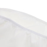 Maxbell Sexy Off the Shoulder Ruffle Bodycon Dress Mermaid Midi Dress S White