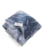 Maxbell Women High Waisted Ripped Denim Shorts Jeans Shorts Hot Pants L Navy Blue