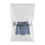 Maxbell High Waisted Ripped Denim Skirt Distressed Jean Skirt Slim Fit M Navy Blue