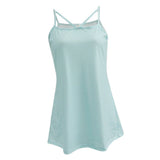 Maxbell Striped Strappy Cami Top Spaghetti Strap Vest Tank Summer Casual M Green