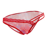 Women's Invisible Seamless Bikini Underwear Hipster Cotton Panties Red