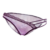 Women's Invisible Seamless Bikini Underwear Hipster Cotton Panties Purple