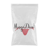 Maxbell Women's Bandage Sheer Solid G-string Briefs Panties T-back Underwear Red