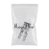 Maxbell Geometric Women Yoga Gym Leggings Compression Stretch Sports Pants M White