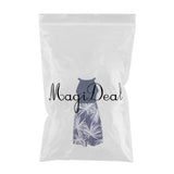 Maxbell Women's Floral Sleeveless Off-Shoulder Party Prom Swing Dress Blue White M