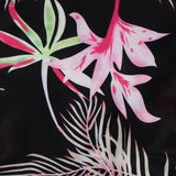 Maxbell Women's Floral Sleeveless Off-Shoulder Party Prom Swing Dress Pink Green M