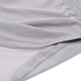 Maxbell Men's Side Split Solid Briefs Bulge Pouch Boxers Underwear Panties S Gray
