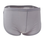 Men's Side Split Solid Briefs Bulge Pouch Boxers Underwear Panties L Gray