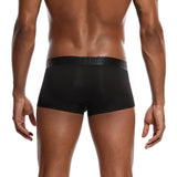 Maxbell Men Breathable Low Rise Comfy Pouch Boxer Briefs Seamless Underwear Black M