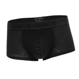 Maxbell Men Breathable Low Rise Comfy Pouch Boxer Briefs Seamless Underwear Black L