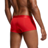 Maxbell Men Breathable Low Rise Comfy Pouch Boxer Briefs Seamless Underwear Red M