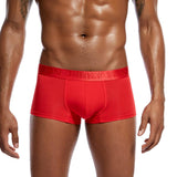 Maxbell Men Breathable Low Rise Comfy Pouch Boxer Briefs Seamless Underwear Red M