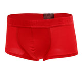 Maxbell Men Breathable Low Rise Comfy Pouch Boxer Briefs Seamless Underwear Red M