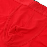 Maxbell Men Breathable Low Rise Comfy Pouch Boxer Briefs Seamless Underwear Red M