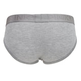 Men Breathable Low Rise Comfy Pouch Boxer Briefs Seamless Underwear Gray M