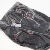 Maxbell Off the Shoulder Ruffled Chiffon Jumpsuit High Waisted Wide Leg Pants Romper S Black