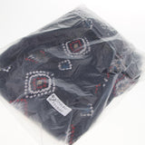 Maxbell Off the Shoulder Ruffled Chiffon Jumpsuit High Waisted Wide Leg Pants Romper XL Blue