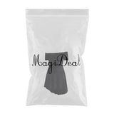 Maxbell Solid Off Shoulder Skater Dress High Low Dress Short Sleeves L Black