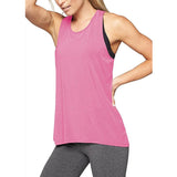 Women's Yoga Cami Tank Top Shirt Activewear Workout Clothes Pink S