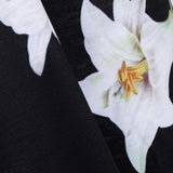 Maxbell Women's Summer Sleeveless Adjustable Strappy Floral Swing Dress Flower1 S