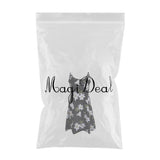 Maxbell Women's Summer Sleeveless Adjustable Strappy Floral Swing Dress Flower1 M