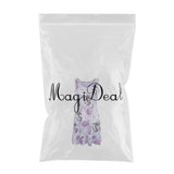 Maxbell Women's Casual Dress Sleeveless Floral Flare Beach Sundress L Purple