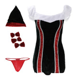 Maxbell Sexy Mrs Santa Cosplay Christmas Costume Lingerie Dress Hat Women Night Club