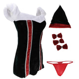 Maxbell Sexy Mrs Santa Cosplay Christmas Costume Lingerie Dress Hat Women Night Club