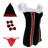 Maxbell Sexy Mrs Santa Cosplay Christmas Costume Lingerie Dress Hat Women Night Club