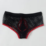 Maxbell Men's Underwear Soft Mesh Design Bulge Pouch Briefs Low Rise Underpants Black