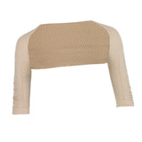 Shoulder Arm Control Shaper Short Sleeve Slimmer Shapewear Armwear M Beige