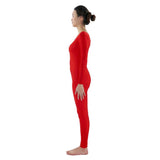 Maxbell Adult Spandex Bodysuit Catsuit Dance Costume Stretch Unitard Jumpsuit Red S