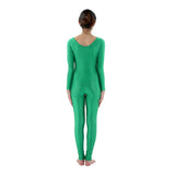 Maxbell Adult Spandex Bodysuit Catsuit Dance Costume Stretch Unitard Jumpsuit Green 2XL