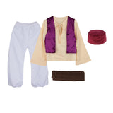 Men Arabian Arab Prince Costume Halloween Fairy Tale Cosplay Party Outfit M