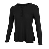 Maxbell Casual Solid Knitted Sweater Long Sleeve Pullover Blouse Sweatshirt L Black