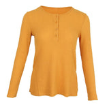 Maxbell Casual Solid Knitted Sweater Long Sleeve Pullover Blouse Sweatshirt XL Yellow