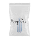 Maxbell Women's Spaghetti Strap Striped Chiffon Beach Wear Long Maxi Dress Blue S