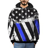Maxbell Men's 3D Graphic Flag Print Hoodie Sweater Sweatshirt Jacket Pullover Tops  2XL