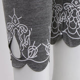 Maxbell Women's Solid Capri Leggings Sports Yoga Running Fitness Pants Plus Size Gray L