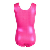 Maxbell Girl's Gymnastics Leotards Sleeveless Ballet Dance Athletic Bodysuit 6(5-6Y)