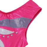 Maxbell Girl's Gymnastics Leotards Sleeveless Ballet Dance Athletic Bodysuit 8(7-8Y)