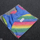 Maxbell Shiny Rainbow stripes Girls Ballet Dance Gymnastics Leotards Tank  7-8 Years
